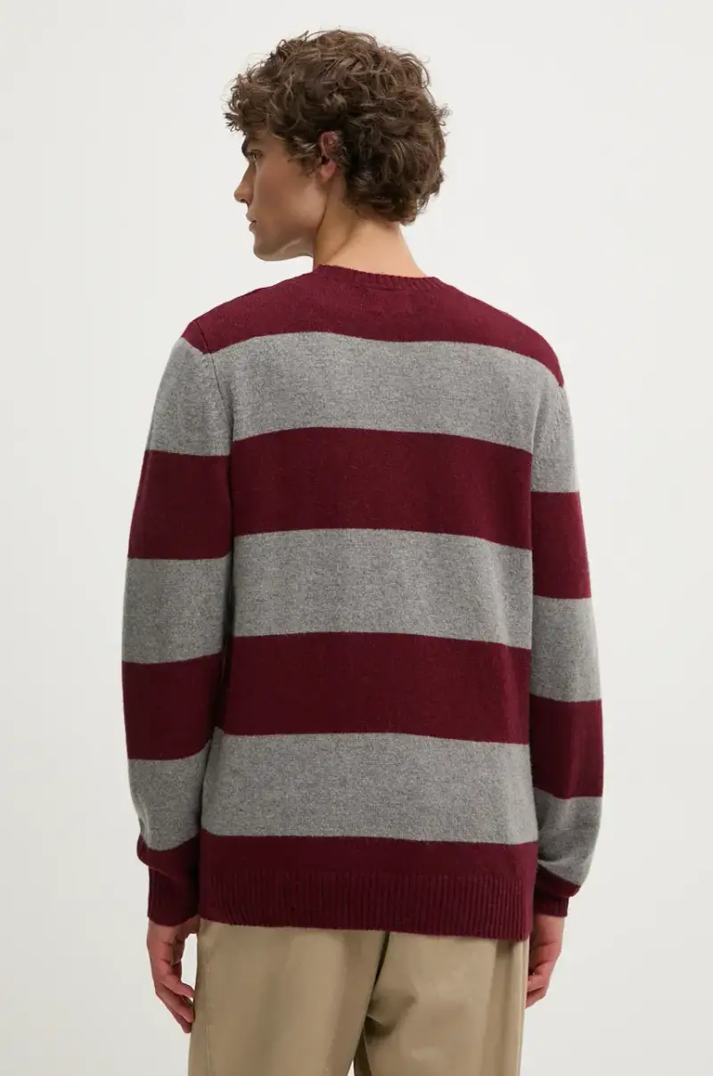 Levi's maglione in lana uomo Granata miniatura 3