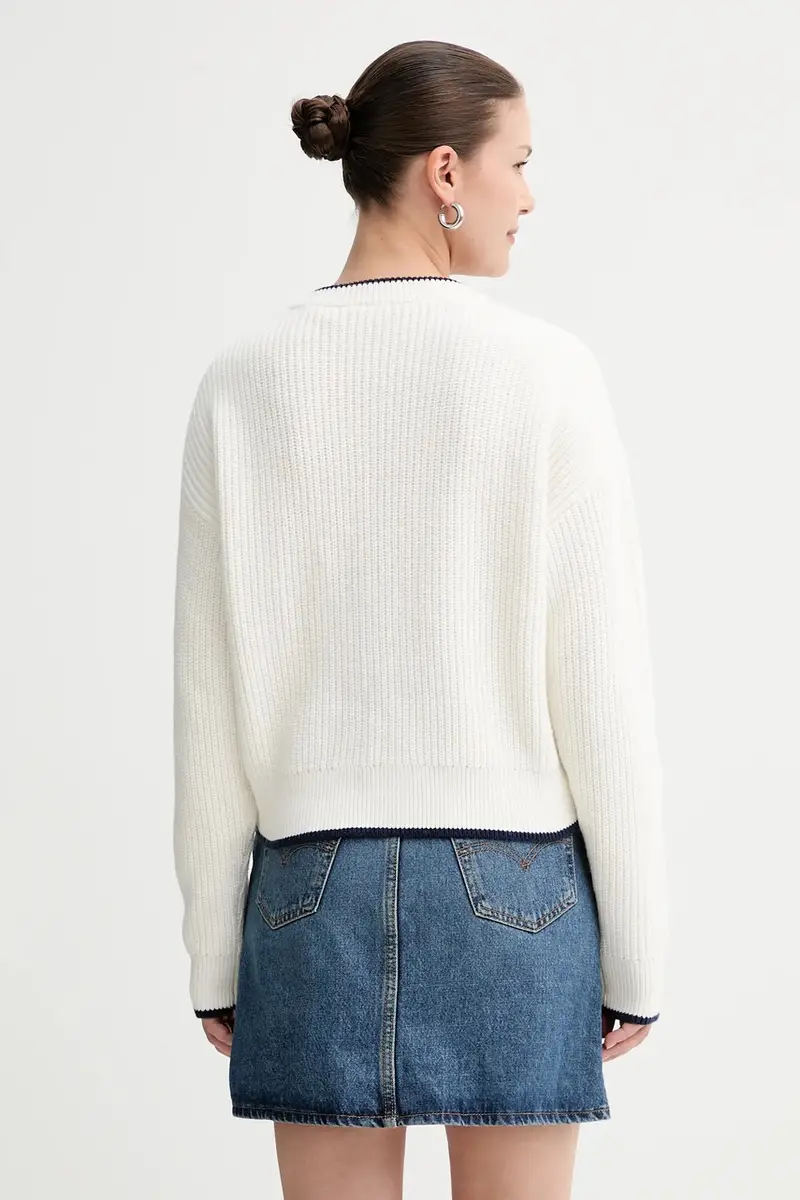 Levi's maglione in misto lana donna colore beige 0037O miniatura 3