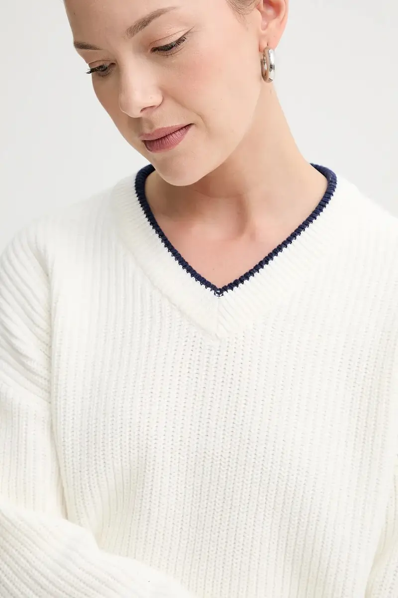 Levi's maglione in misto lana donna colore beige 0037O miniatura 4