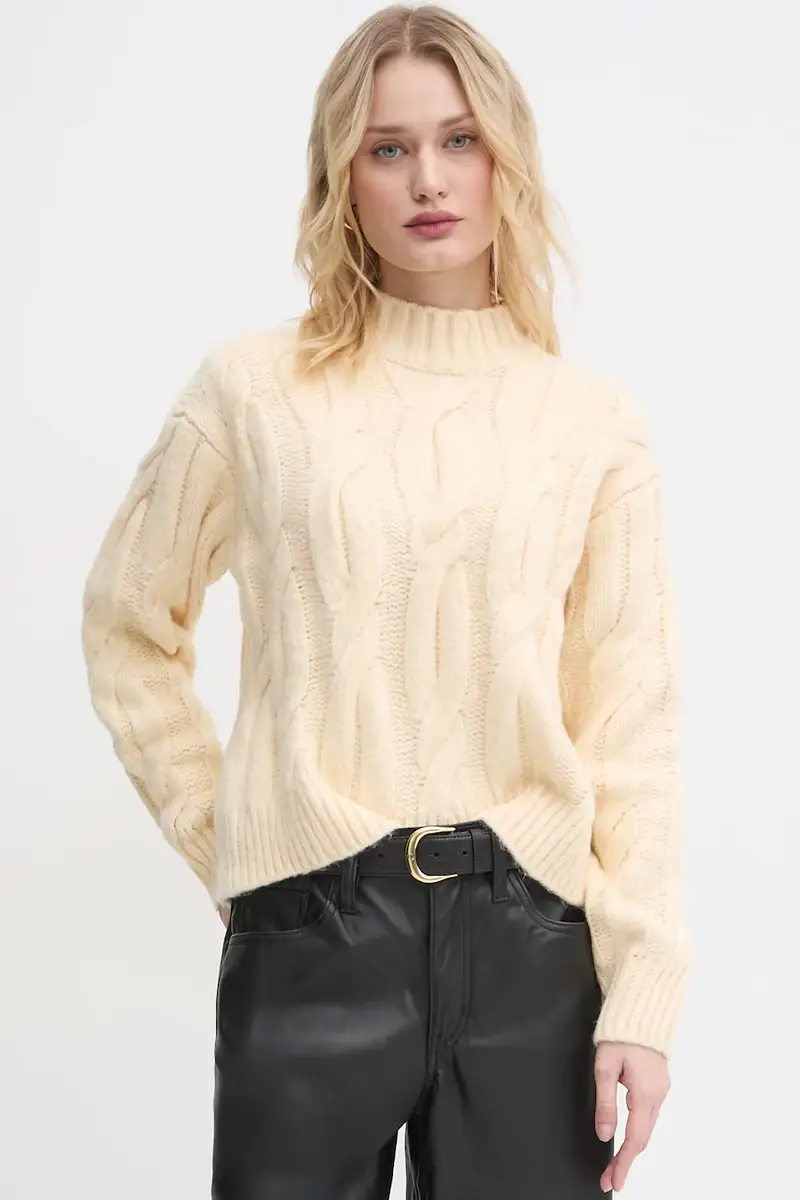 Levi's maglione in misto lana donna colore giallo A8507