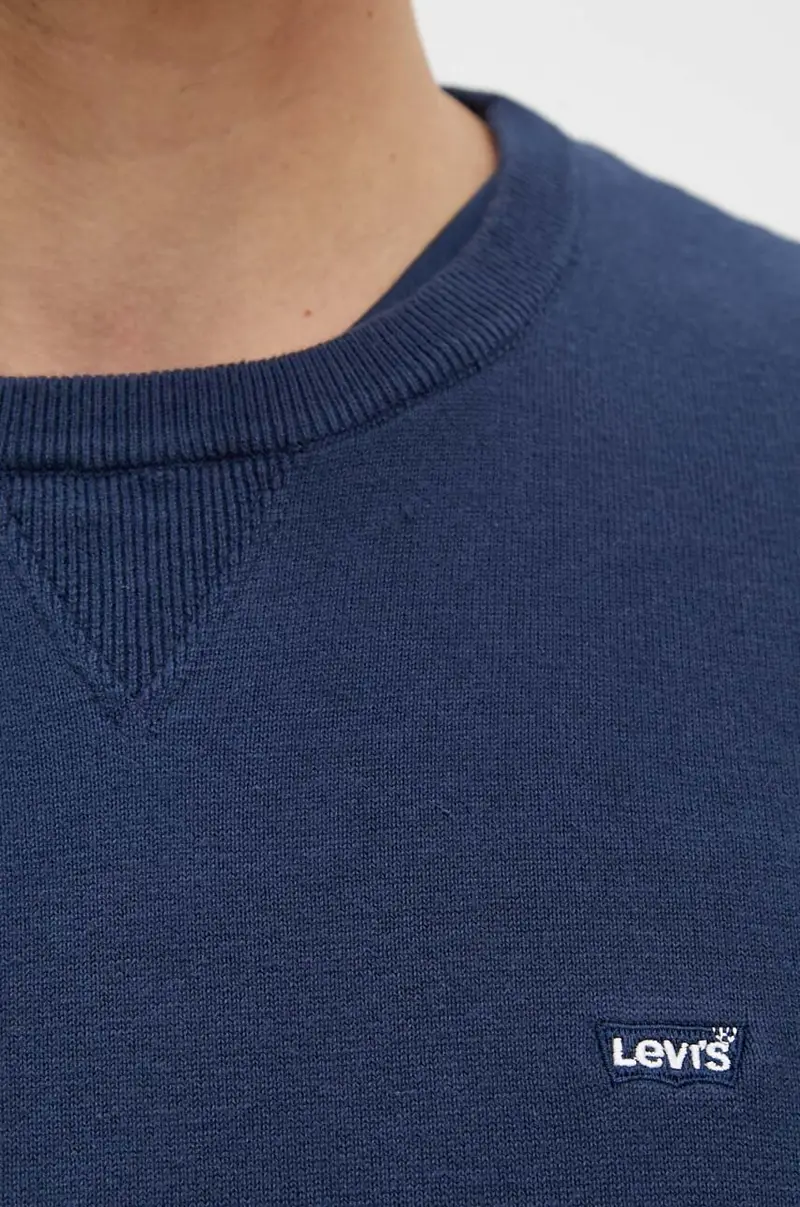 Levi's maglione uomo colore blu navy miniatura 5