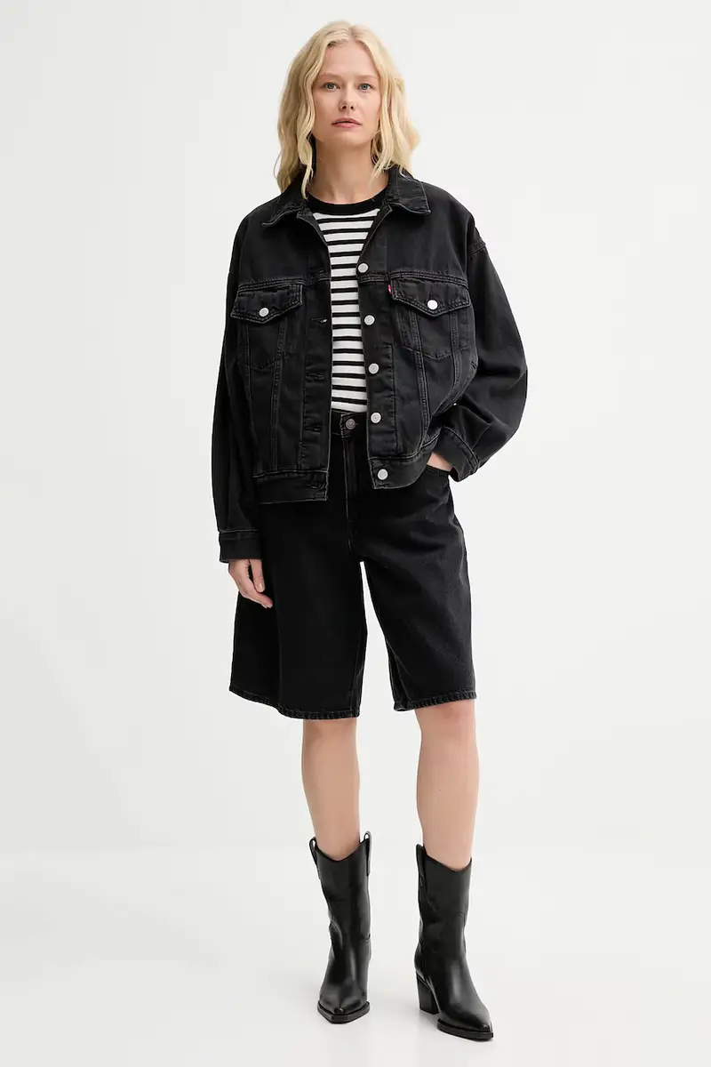 Levi's Jeans Donna Nero 3149808 miniatura 2