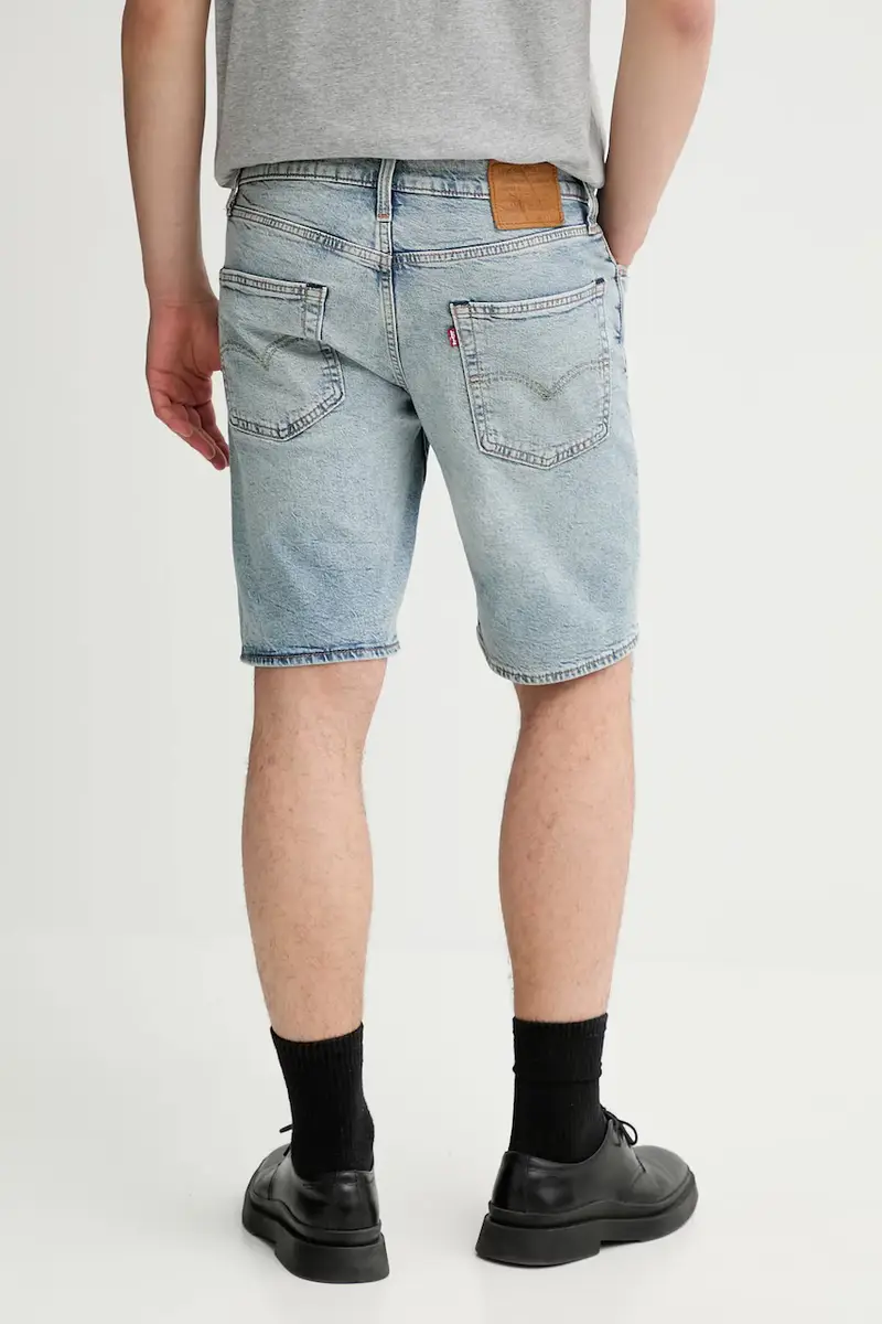 Levi's pantaloncini uomo colore blu miniatura 3