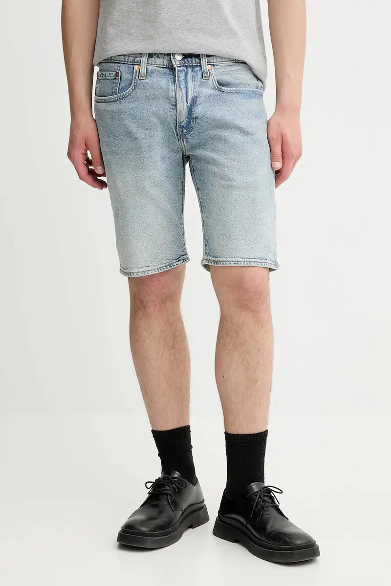 Levi's pantaloncini uomo colore blu