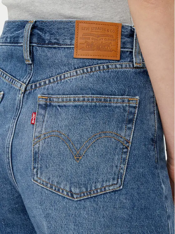 LEVI S Pantaloni Donna BLU miniatura 2