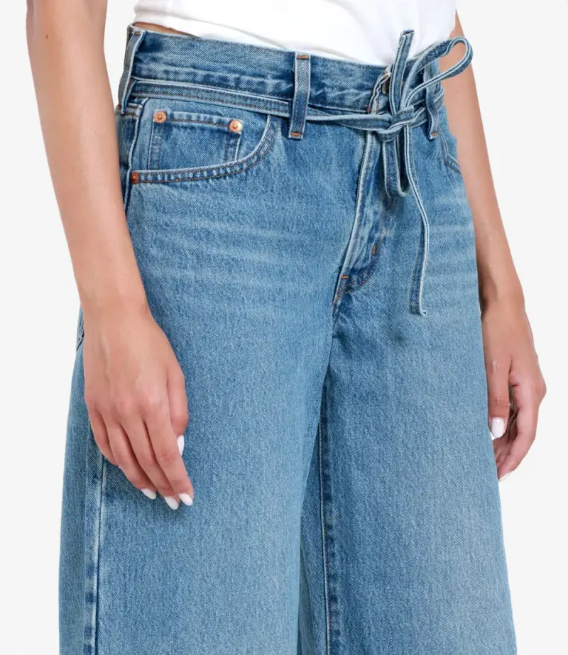 LEVI S Pantaloni Donna BLU miniatura 4