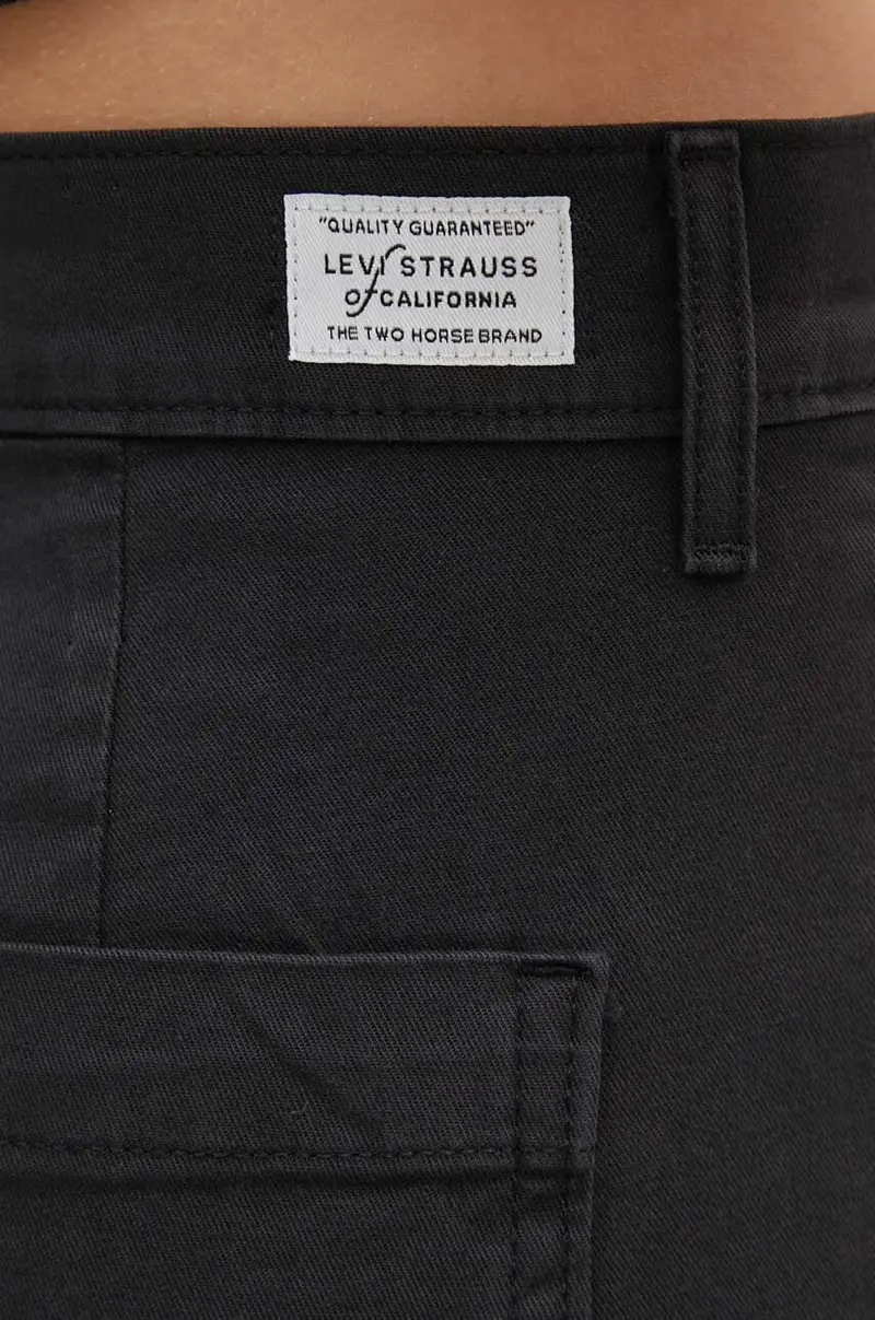 Levi's pantaloni donna colore nero A8697 miniatura 4