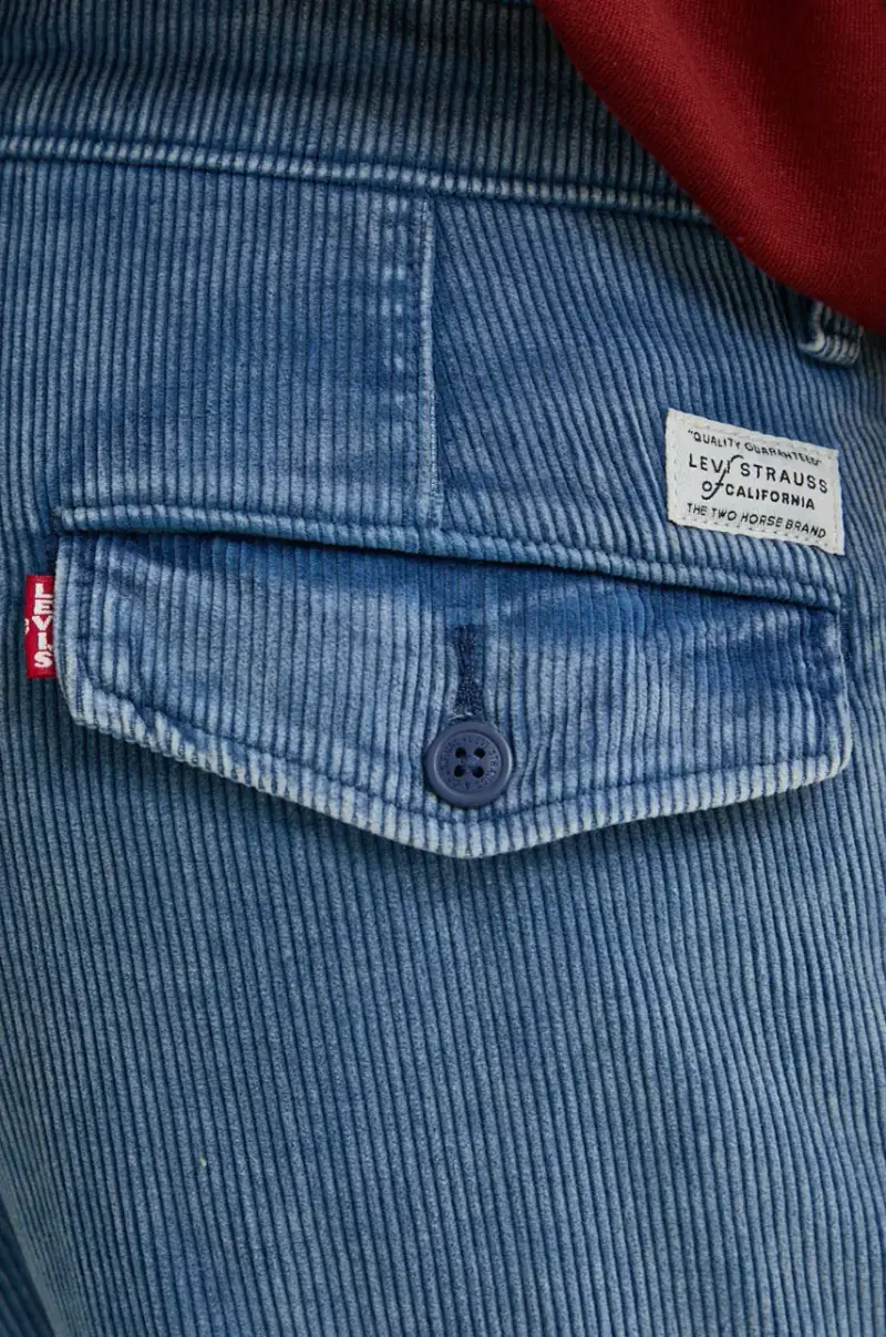 Levi s pantaloni in cotone Blu miniatura 4