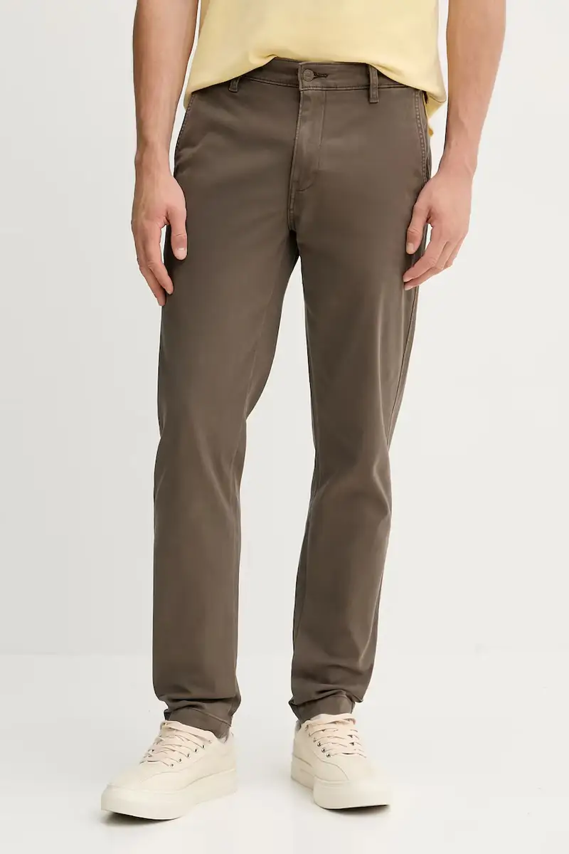 Levi's pantaloni uomo colore verde 17196