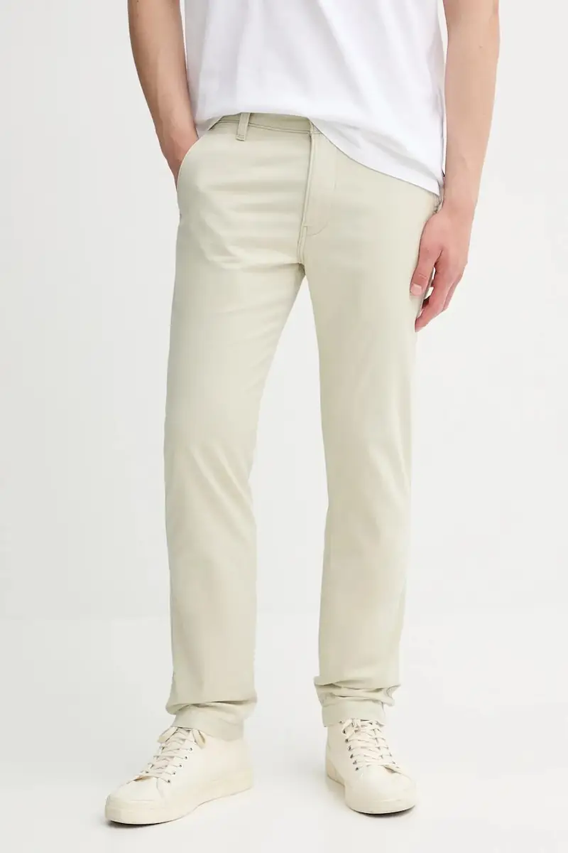 Levi's pantaloni XX CHINO STD II uomo colore beige 17196-0167