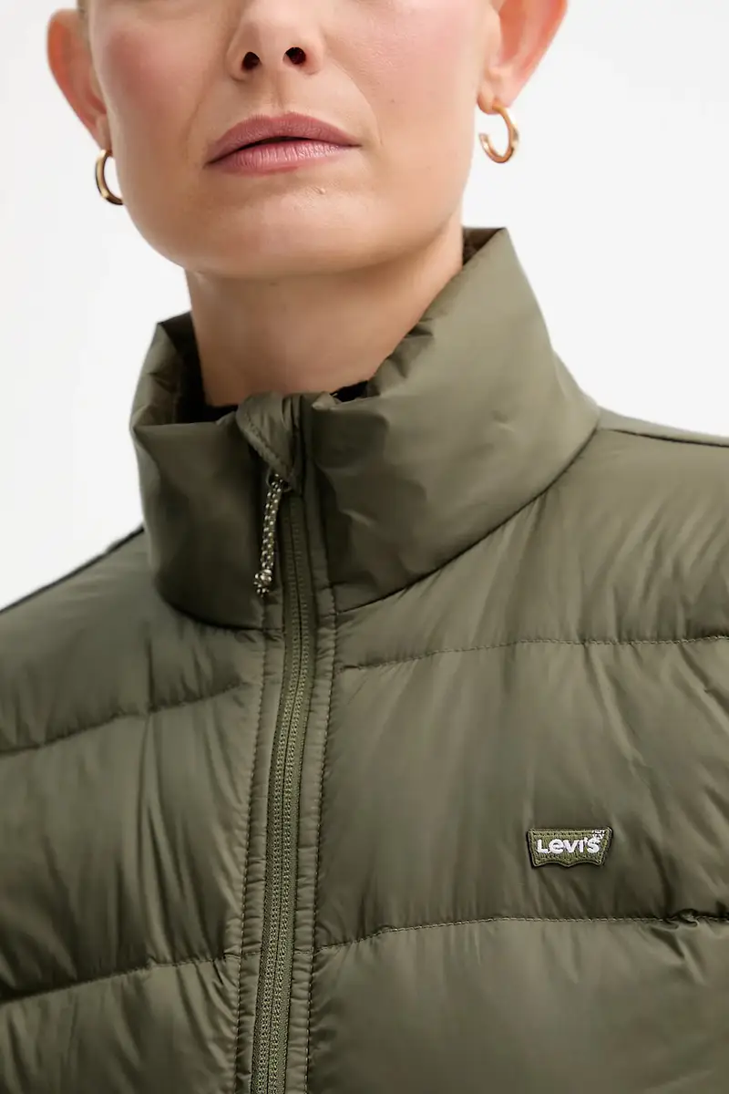 Levi's piumino donna colore nero A8320 Verde miniatura 5