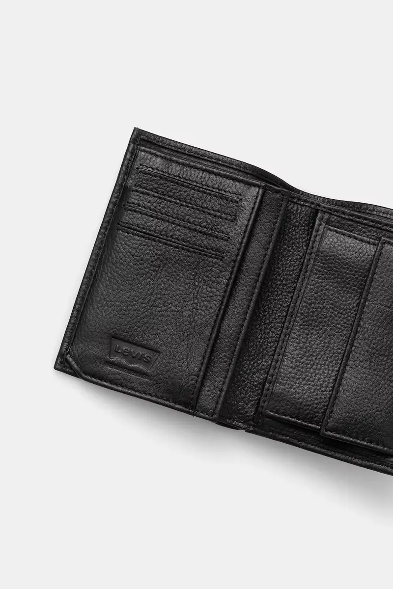 Levi's portafoglio skórzany Nero miniatura 3