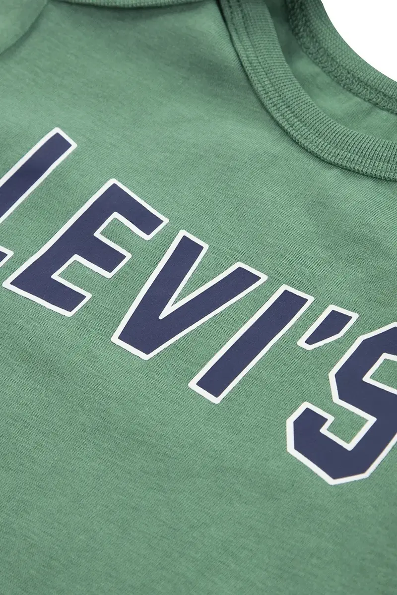 Levi's set 3PC FZ, TEE, DENIM SET colore grigio 6EN867 miniatura 5