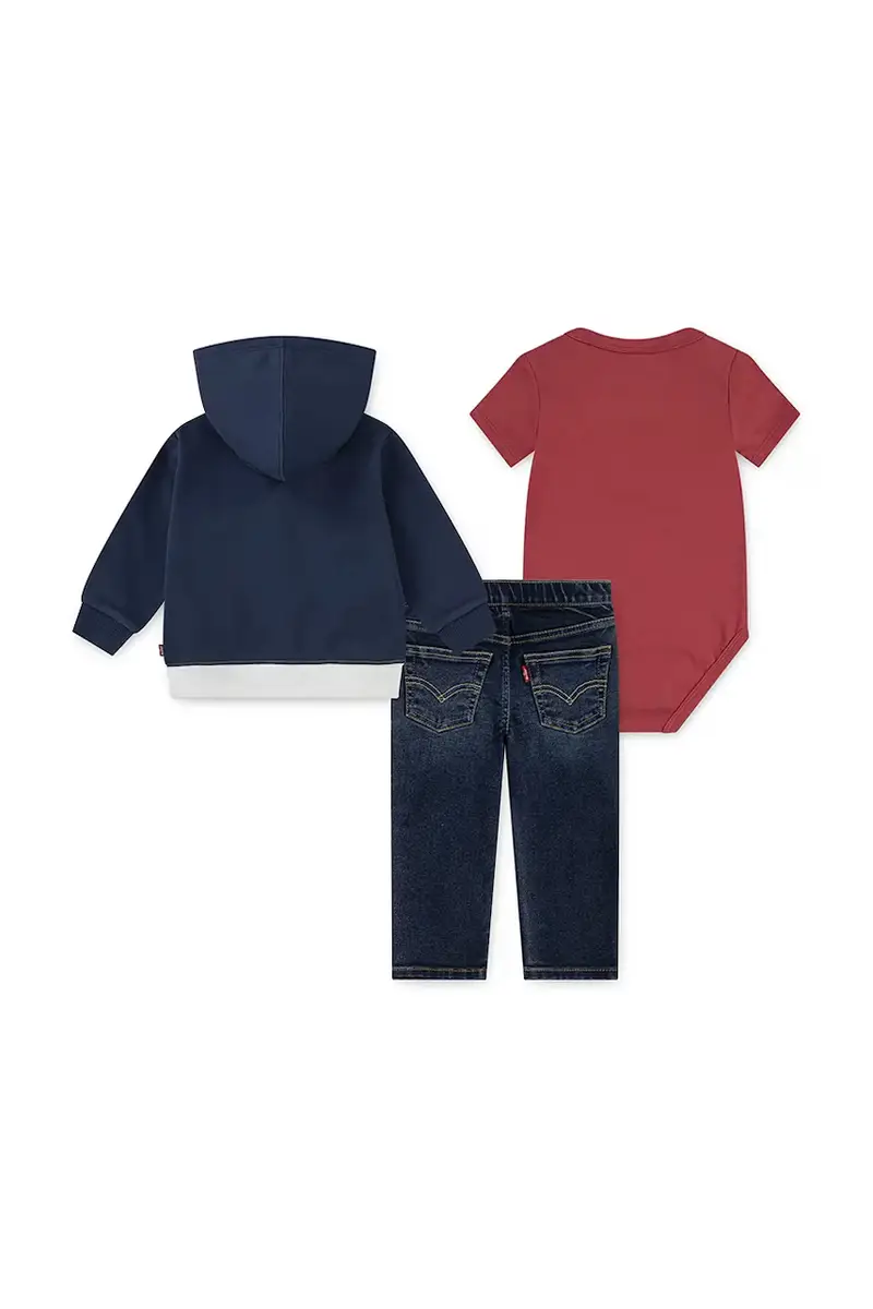 Levi's set 3PC LEVI'S AND FRIENDS SET colore blu navy 6EN729 miniatura 2
