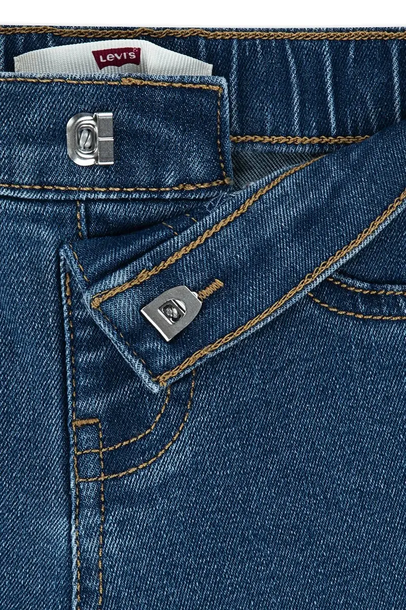 Levi's set per bambini FOOTBALL TEE W/ STRAIGHT J colore beige 6EN732 miniatura 4