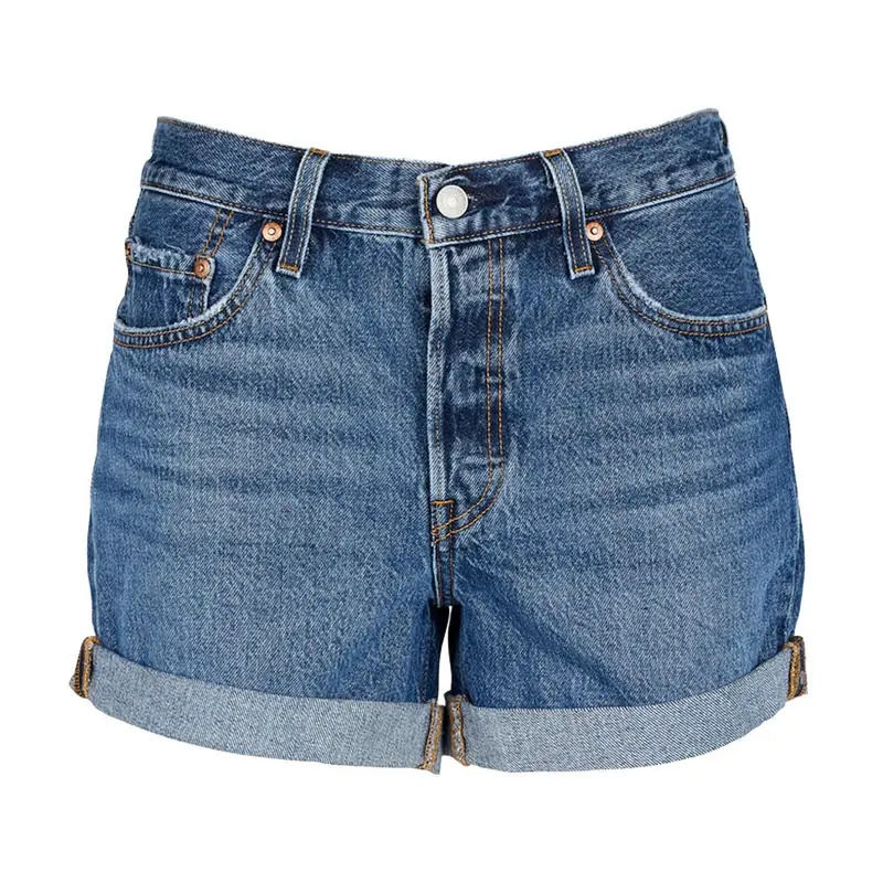 Levi S Shorts 501 Denim Blu Donna 26