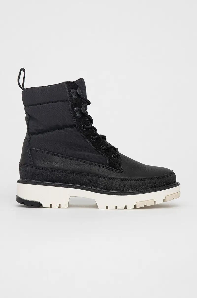 Levi's stivali da motociclista donna Nero