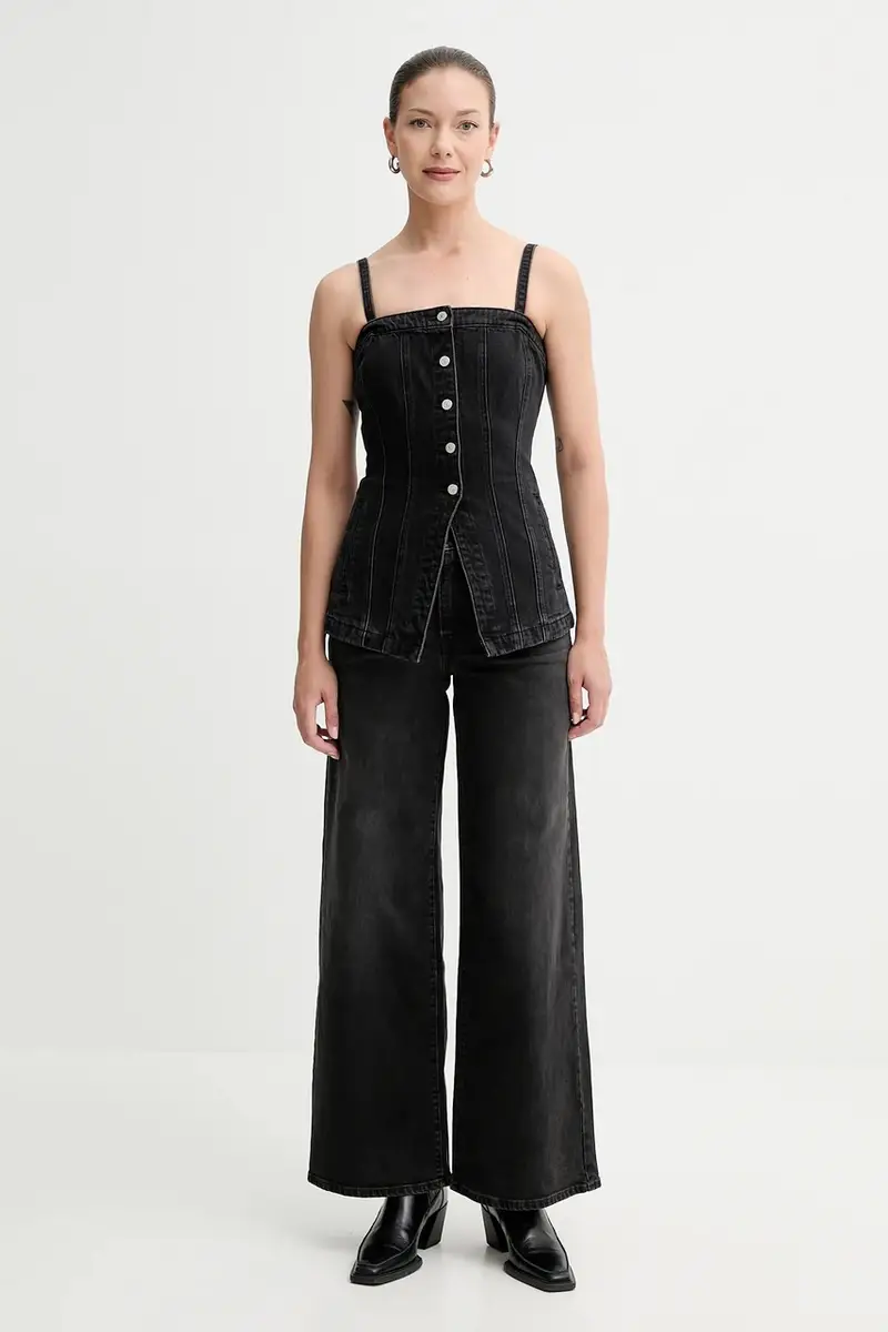 Levi's Jeans Donna Nero 3642694 miniatura 2