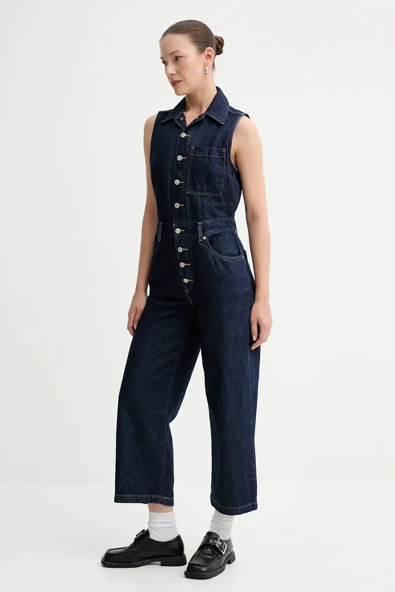 Levi's tuta elegante colore blu navy A4850 miniatura 2