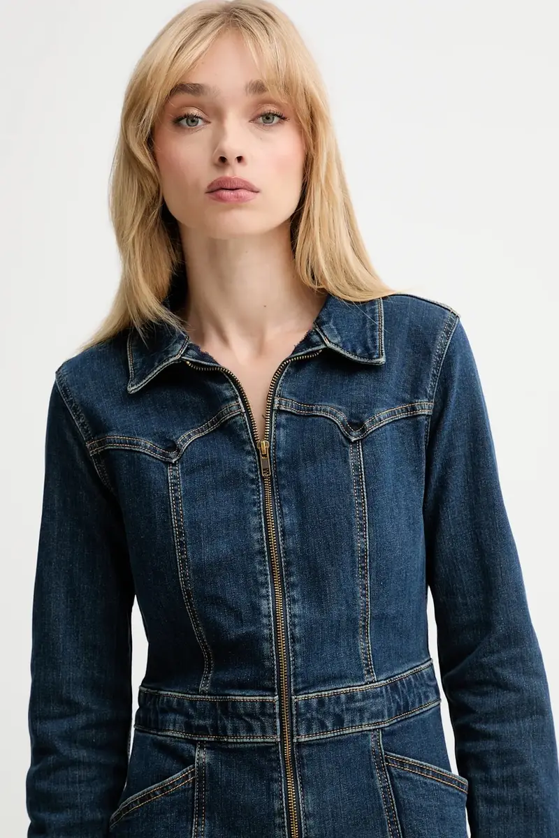 Levi's vestito di jeans colore blu 003S6 miniatura 4