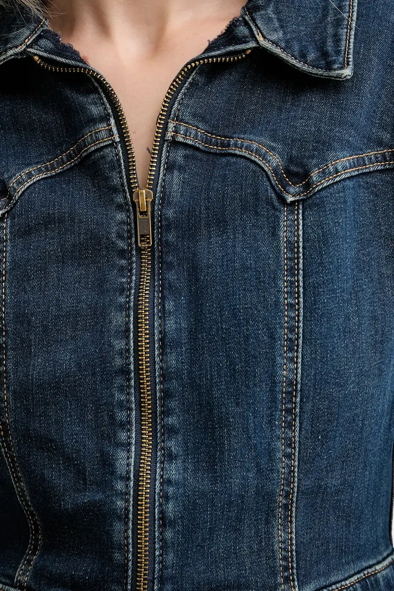 Levi's vestito di jeans colore blu 003S6 miniatura 5