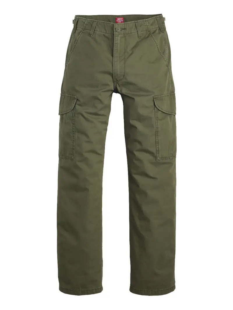 pantalone cargo levis da uomo - verde l32