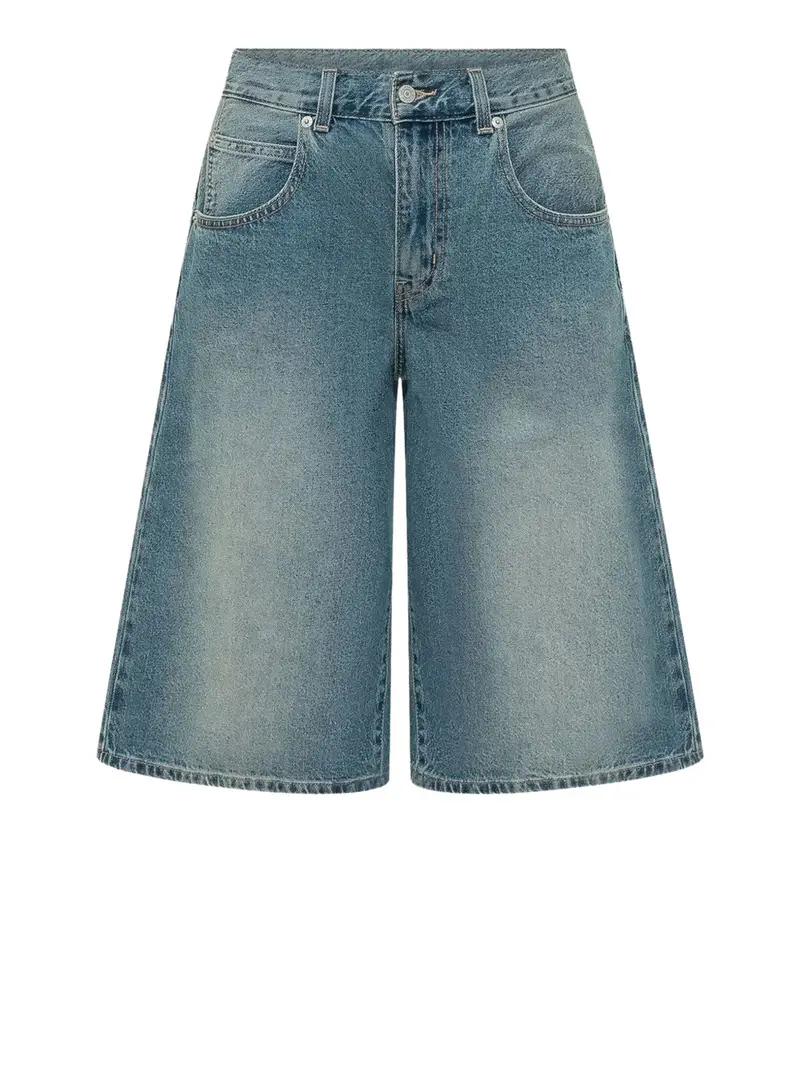 shorts jeans levis super baggy da donna - denim