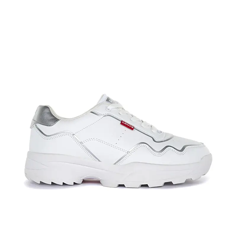 Sneakers bianche con suola chunky