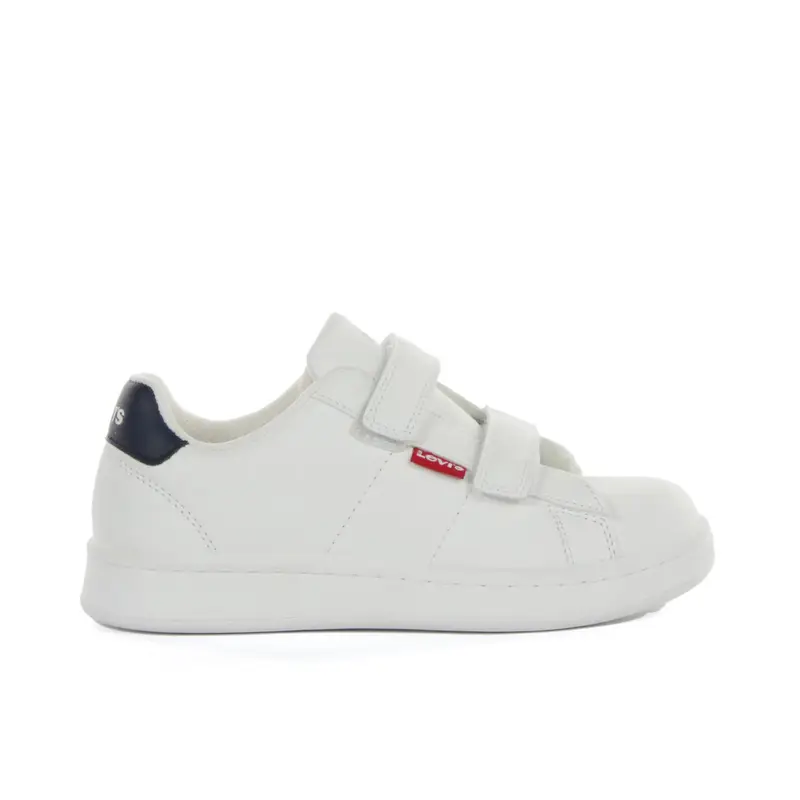 Sneakers bianche da ragazzo con strappo