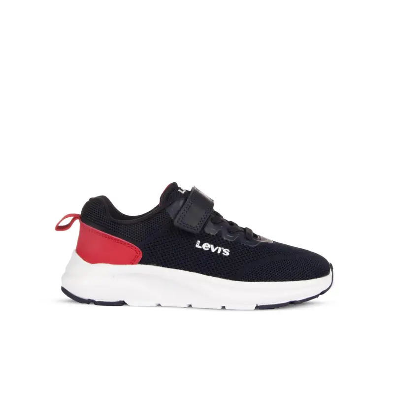 Sneakers blu da ragazzo con strappo