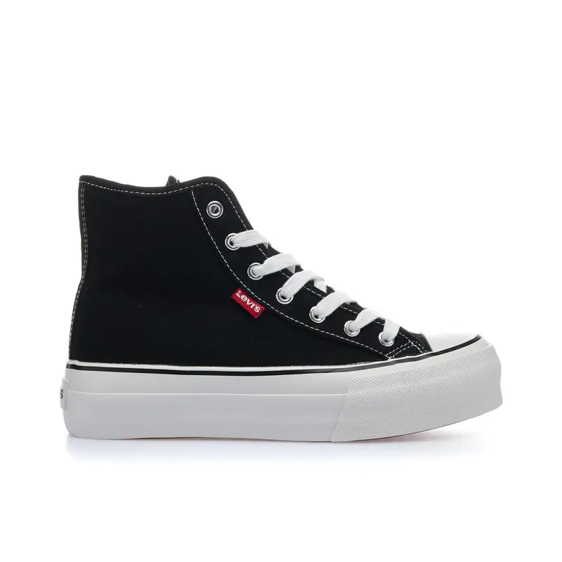 Sneakers da donna nere con platform