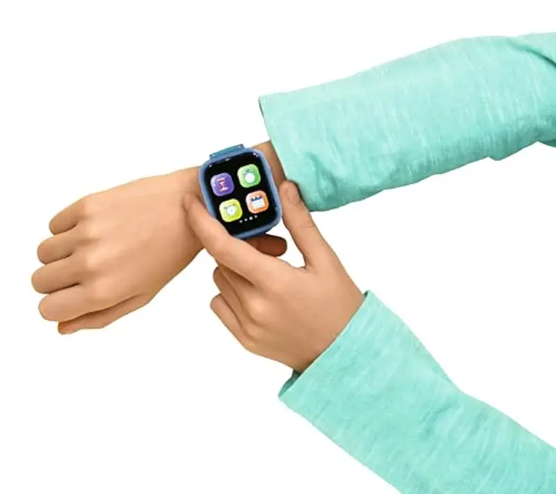 Lexibook, Batman, orologio con fotocamera per selfie, touch screen HD, fotocamera 720p, lettore MP3, altoparlante incorporato, dittafono, contapassi, 5 giochi, blu, DMW070BAT miniatura 3