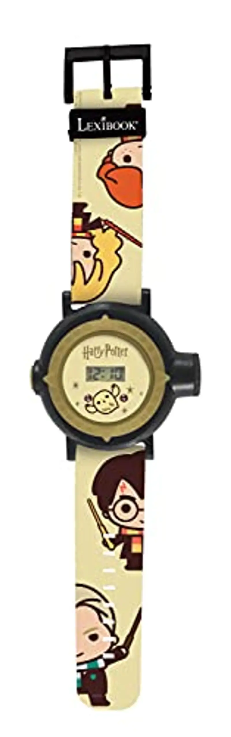 Lexibook - Harry Potter Schermo digitale per orologio a proiezione regolabile - 20 immagini Harry Potter - per Bambini - Negro y Oro - DMW050HP miniatura 2