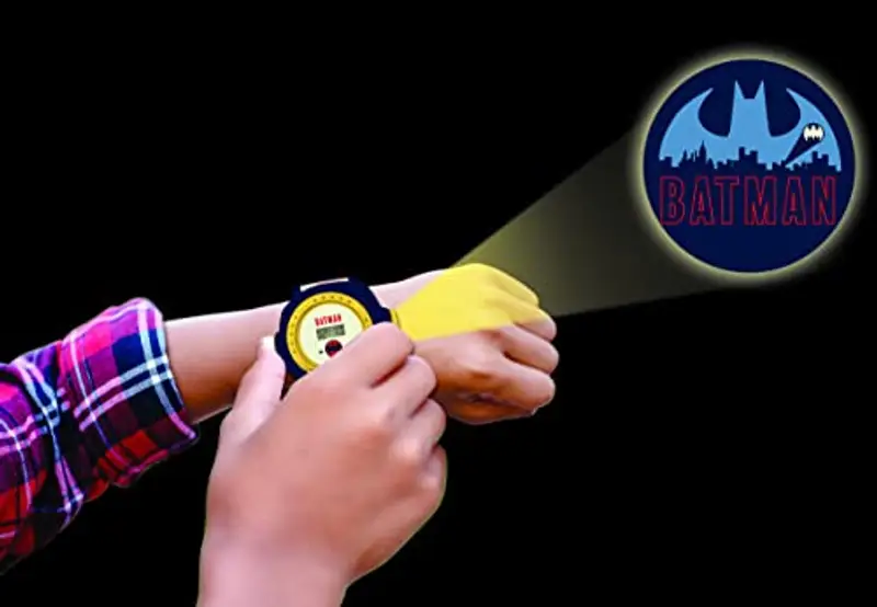 Lexibook - Schermo digitale per orologio a proiezione regolabile - 20 immagini Batman - per Bambini - Negro y Blu - DMW050BAT miniatura 3
