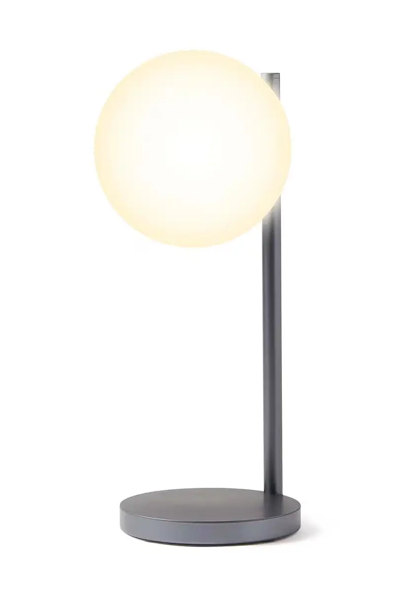 lampada con caricabatterie wirelles Bubble Lamp Nero miniatura 3