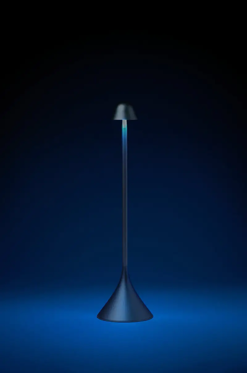 lampada da tavolo wireless Steli Bell Blu miniatura 5