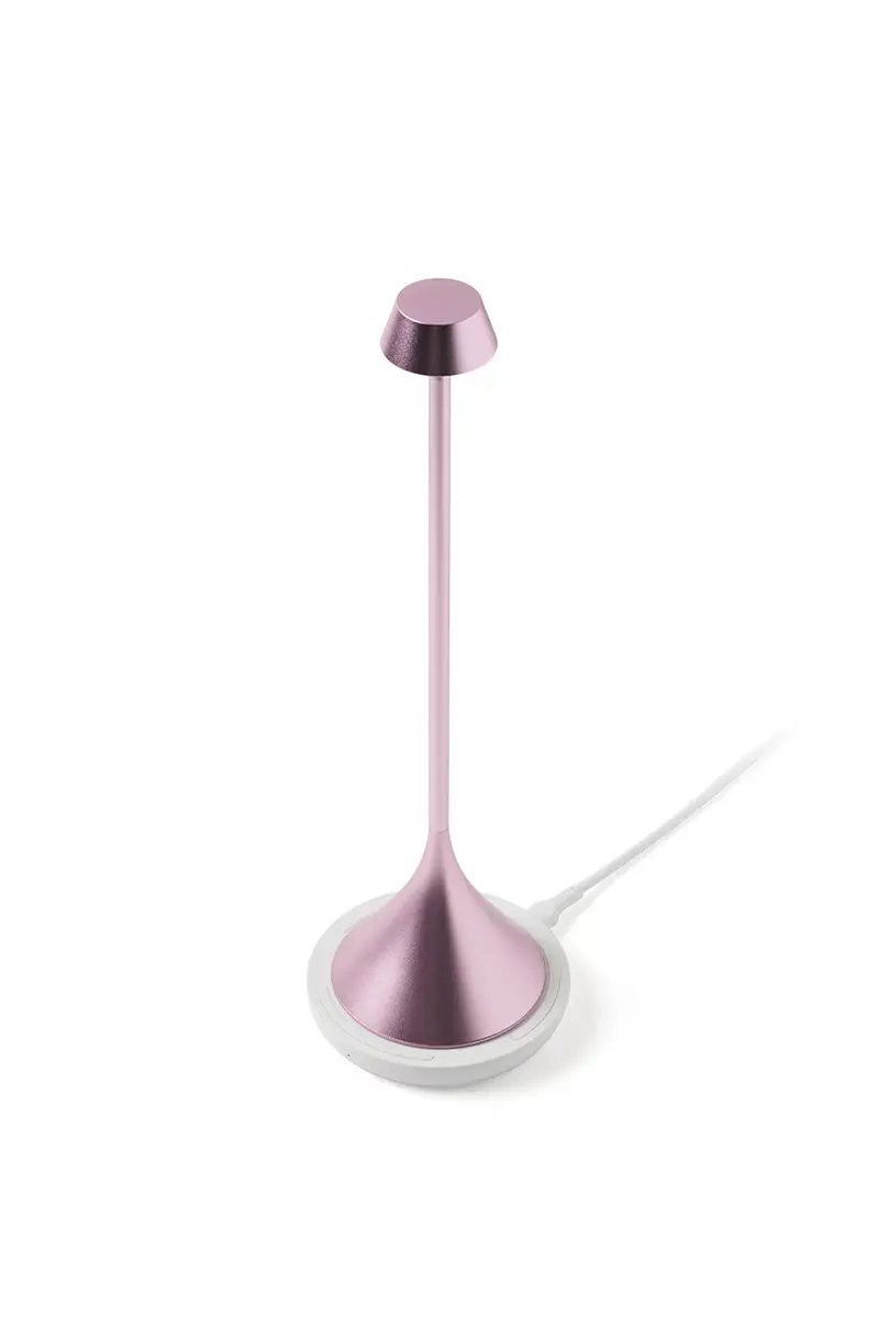 lampada da tavolo wireless Steli Bell Rosa miniatura 3