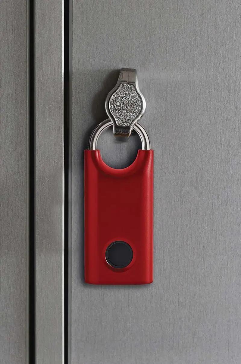 lucchetto per impronte digitali Nomaday Rosso miniatura 4