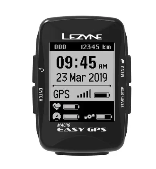 Macro Easy GPS - ciclocomputer con GPS Black
