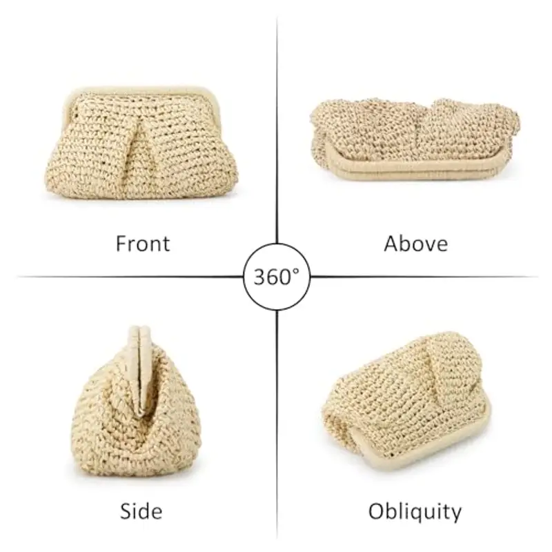 LHHMZ Pochette Donna Beige 1604007 miniatura 2