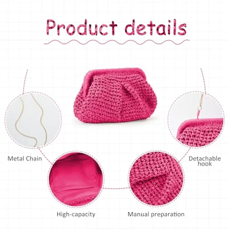 LHHMZ Pochette Donna Rosa 1604008 miniatura 3