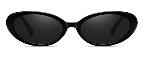 LHSDMOAT Occhiali da Sole Cat's Eye Retro Anni '70 Ovale - Unisex Stile Vintage per Guida e Viaggio, Lenti UV400 miniatura 3