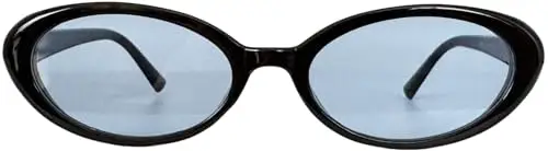 LHSDMOAT Occhiali da Sole Cat's Eye Retro Anni '70 Ovale - Unisex Stile Vintage per Guida e Viaggio, Lenti UV400 miniatura 3