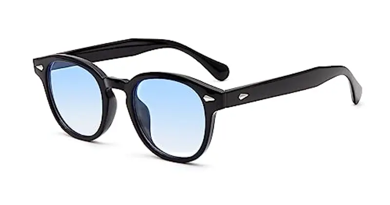 LHSDMOAT Occhiali da sole vintage stile Depp UV400