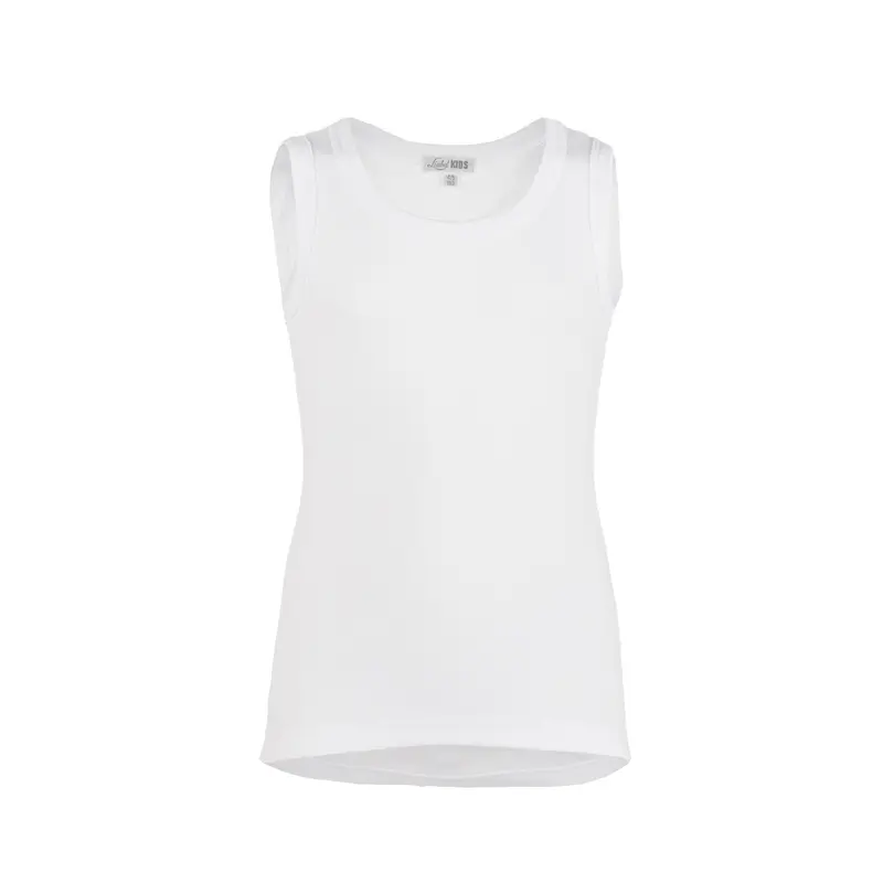 Canotta spalla larga bimbo, caldo cotone - BIANCO 2357 / 2-XS