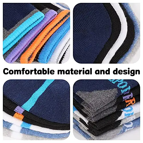 Libella 12 Paia Calzini sneaker bambino ragazzi calzini sneaker bambino colorati 2801 27 miniatura 3