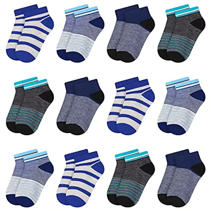 Libella 12 Paia Calzini sneaker bambino ragazzi calzini sneaker bambino colorati 2846 27