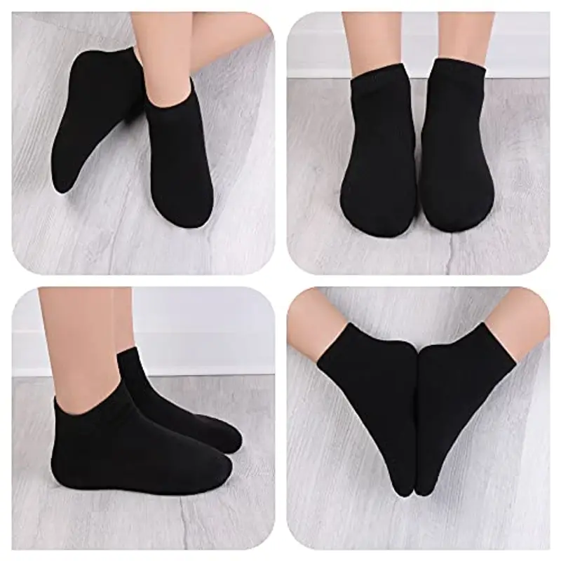 Libella 12 paia di calzini sneaker calzini corti bambino/a Calzettoni bianco e nero a scelta 80% cotone 2862 31-34 miniatura 2