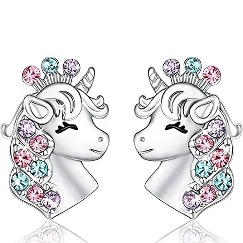 LICHUANUK Orecchini Bambina Argento 3433472