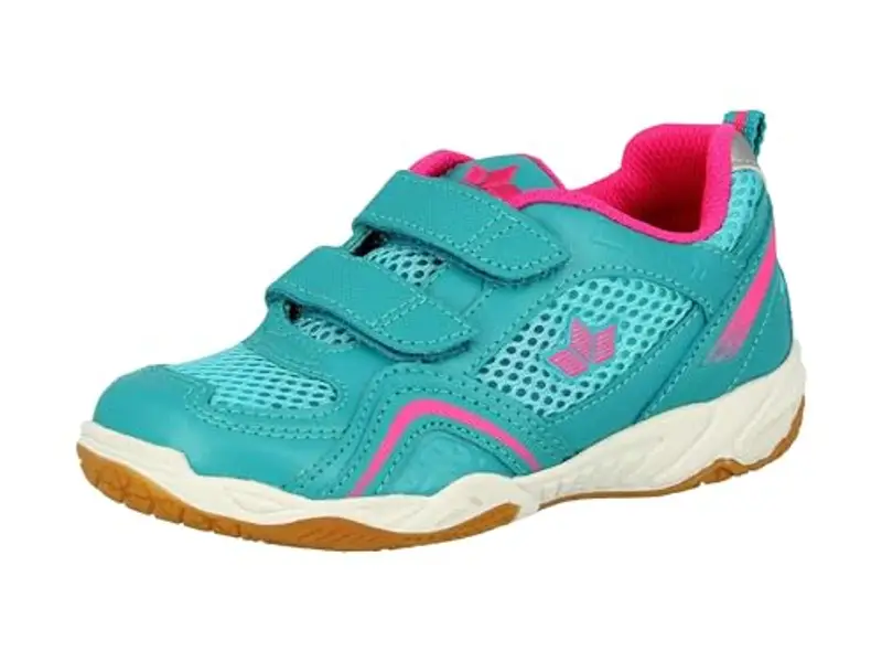 Lico Enjoy V, Scape per sport indoor, Unisex - Bambini e ragazzi, Turchese Türkis Pink Türkis Pink, 28 EU